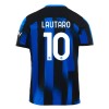 Inter Milan Lautaro Martinez 10 Hjemme 23-24 - Herre Fotballdrakt